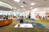 interior of broad creek library showing the children's area